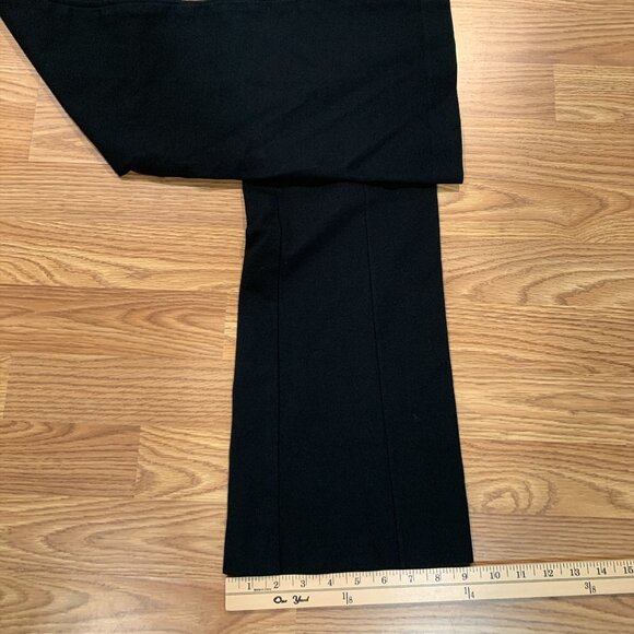 J.Jill Womens Ponte Dress Pants Boot Cut Pull On Black Size L - Picture 11 of 11